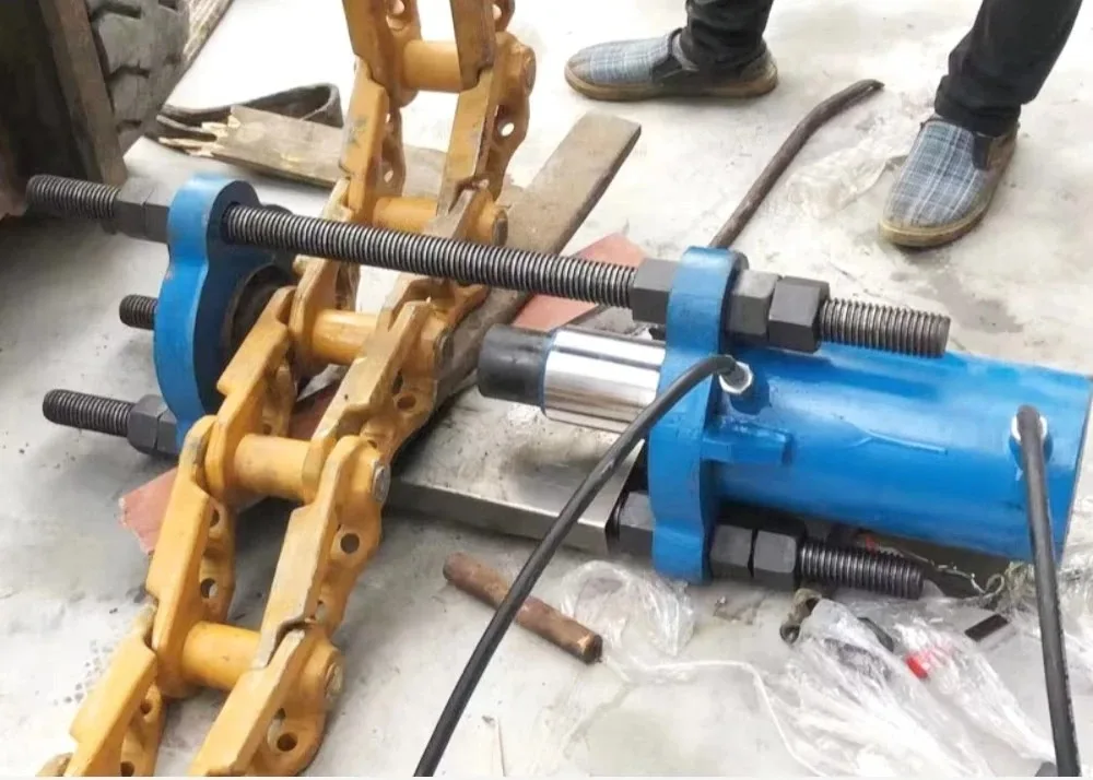 

150T Portable Hydraulic Track Link Pin Press Excavator Track Link Pin Pusher