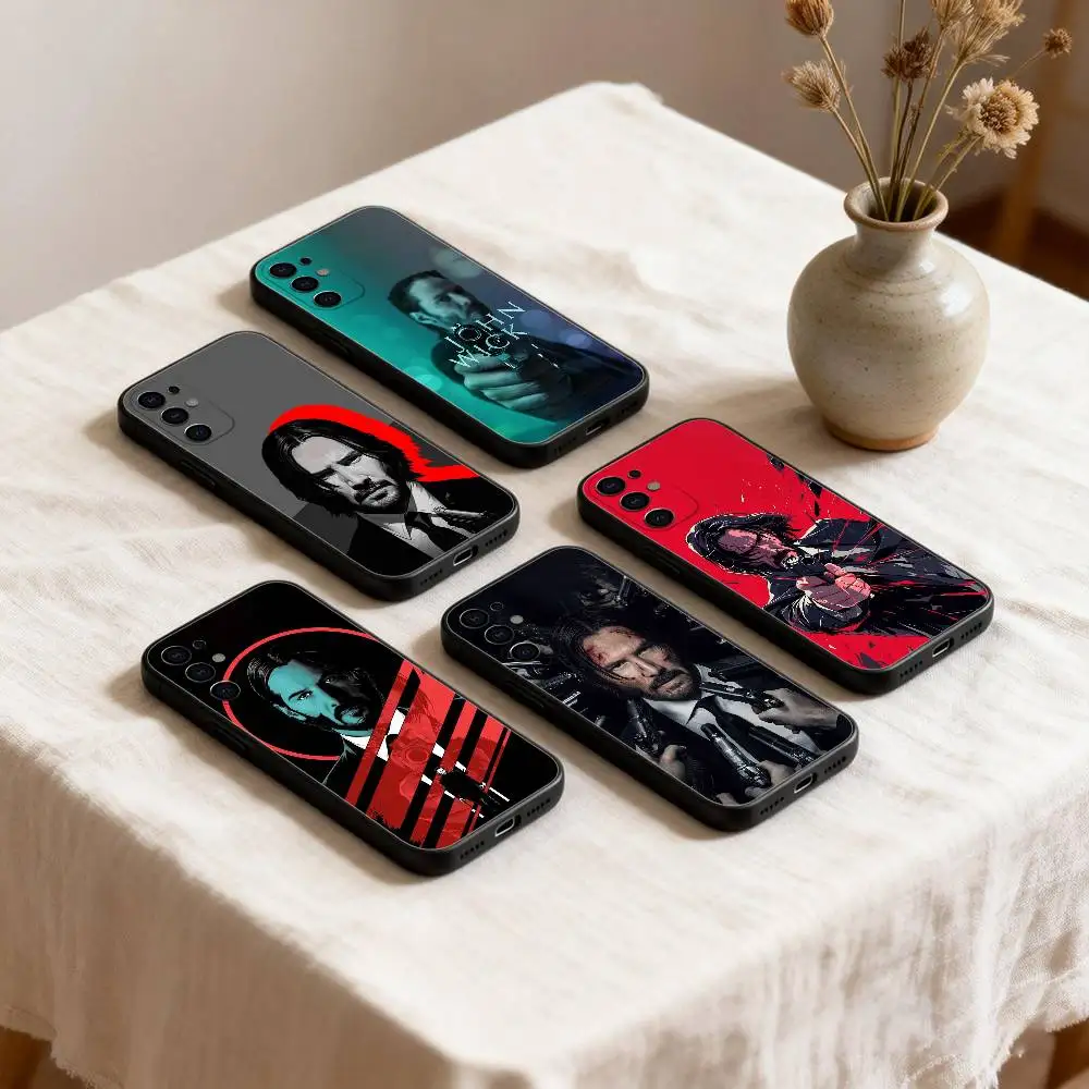 

Classic films John wick Phone Case For Samsung S26,25,24,23,22,21,20,30,Ultra,Plus,Fe,Lite Black Shell