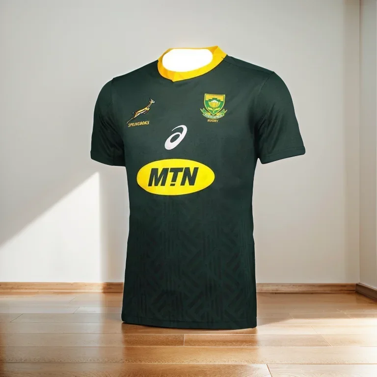 Summer Fashion New South African Anniversary Sports Edition 19 South African Rugby Dress Round Neck Loose Top