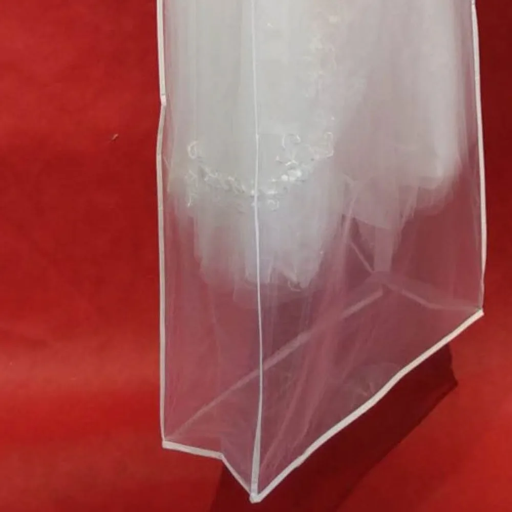 Clear Wedding Dress Garment Protector Reusable Wear Resistant Bride Gown Storage Bags Universal Dust-proof Covers Household