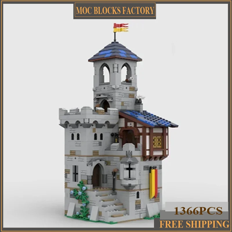 Moc Building Bricks Military Fortress Model Castle's Keep Technology Modular Blocks Gifts Christmas Toys DIY Sets Assembly