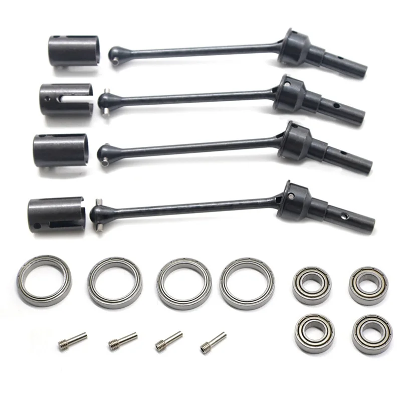 4Pcs 8950X Steel Front and Rear Drive Shaft CVD with Shaft Cup for 1/10 Traxxas MAXX RC Car Upgrades Parts