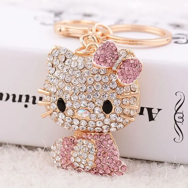 

Автомобильный брелок TAKARA TOMY Hello Kitty, милый креативный брелок для ключей с подвеской, парные украшения