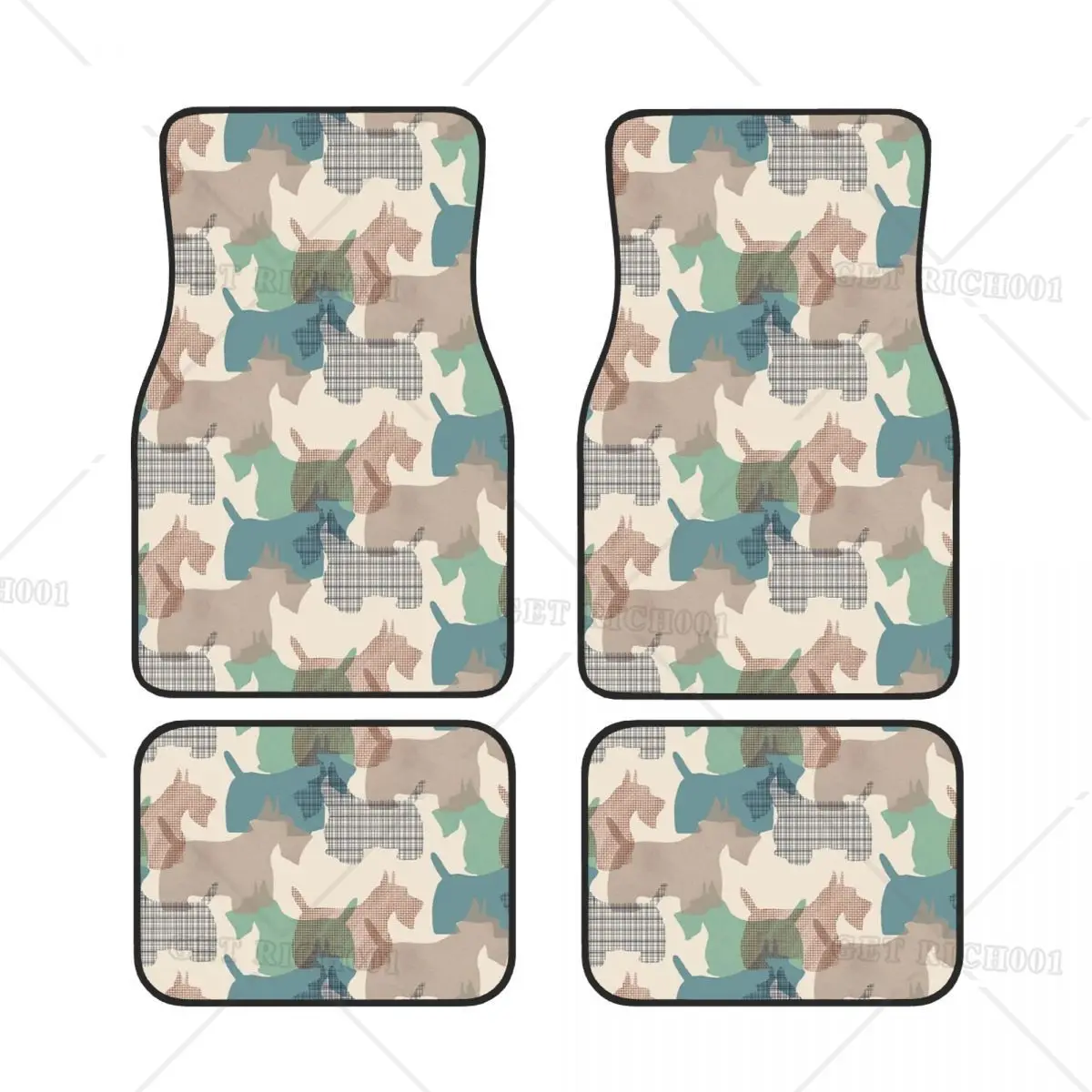 

Alfombrillas Coche Con Diseño Perros Escoceses Acuarela, Accesorios Para Coche, Alfombras Gruesas Talla Única, Cojín Antisli