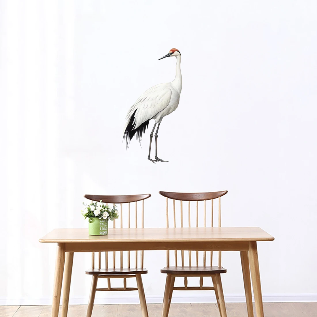 Three Ratels CV025 Beautiful parrots cranes and birds Pastoral style  wall stickers for home decoration car decals
