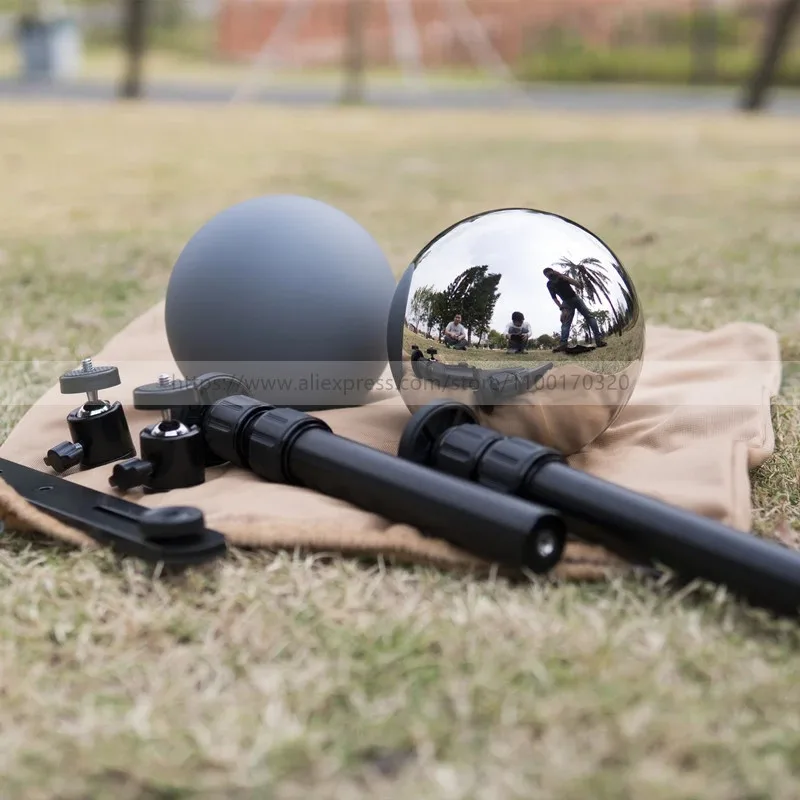 VFX HDRI 126Mm Bi Xám Bóng 18% Xám Hiệu Ứng Thị Giác Môi Trường Ảnh Thu Ánh Sáng Bóng 12.6Cm