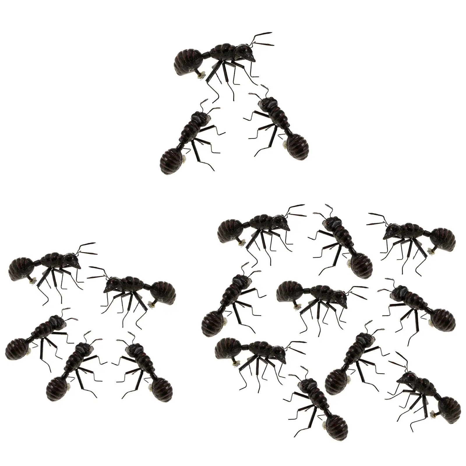 3/5/10Pcs Simulation Ants Garden Decoration Lifelike Model Insect Toy Nursery Teaching Aids Home Decors Fridge Magnet