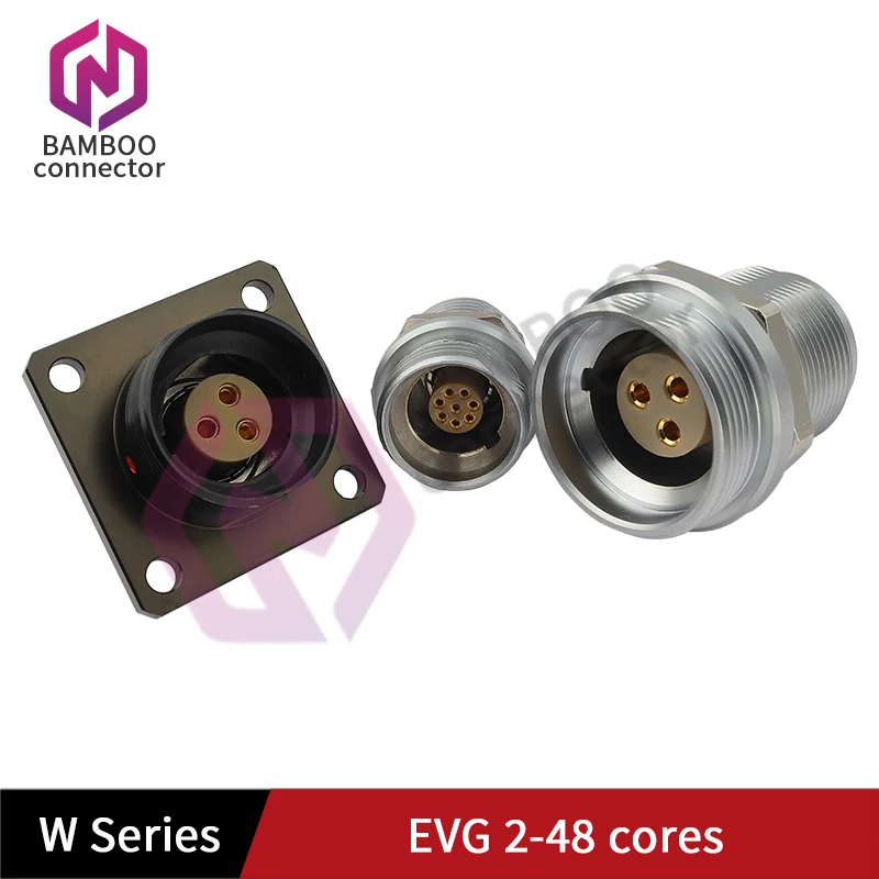 Push-pull self-locking connector Deep sea connector Aviation socket Underwater robot signal transmission cable socket waterproof