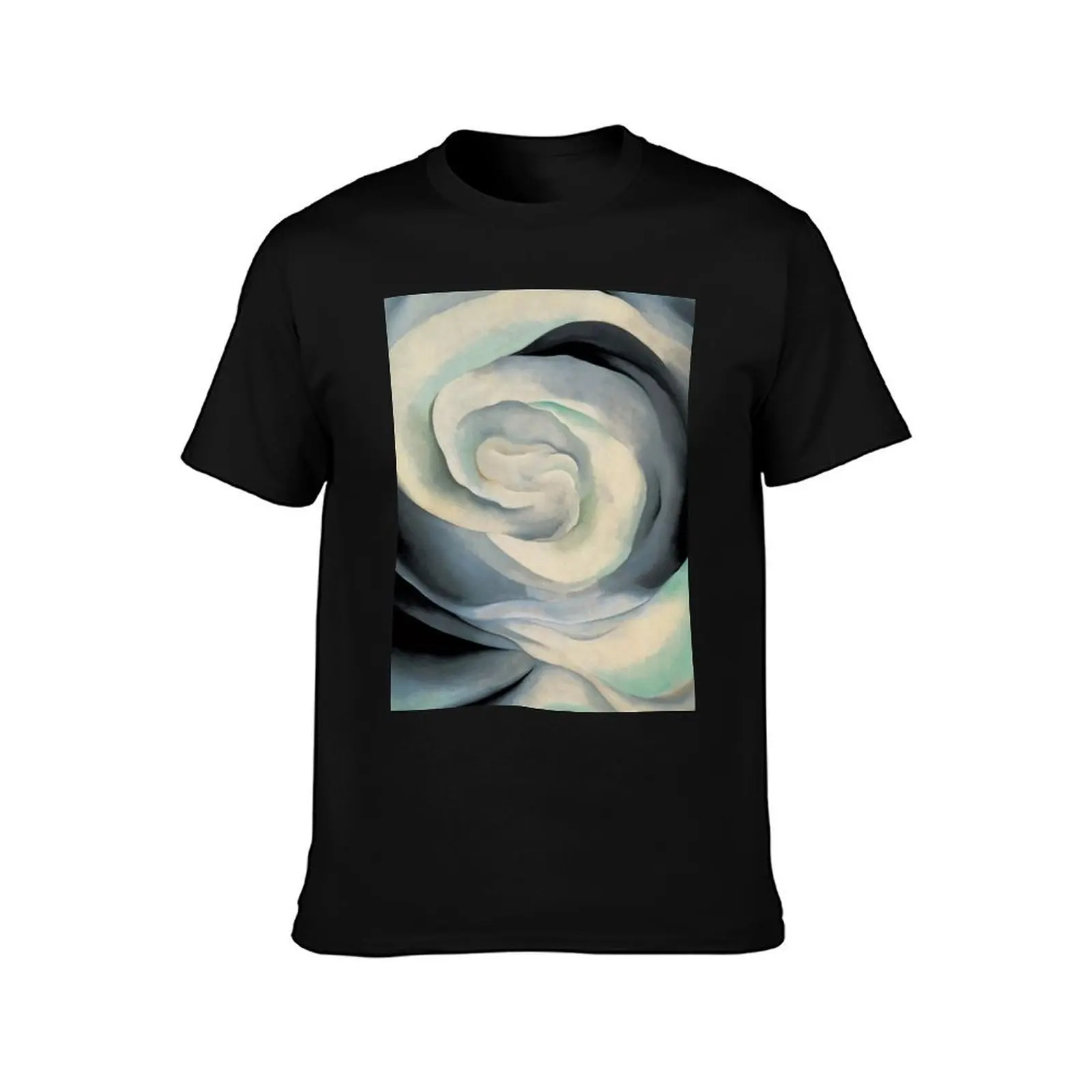 Georgia Flowers Abstract T-Shirt boys whites anime plain black t shirts men