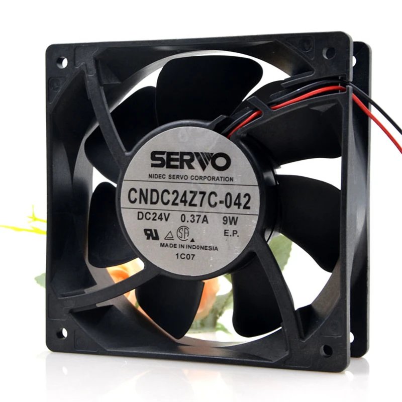 Ltsf لـ Inversor De Ventilador De Refrigazione، Nuevo، Original، CNDC24Z7C-042، 24V، 0.37A، 9W، 12cm، 12038