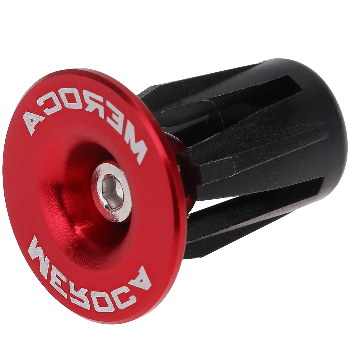 

1 Pair Aluminum Alloy Bike Handlebar End Caps 22-24Mm Durable Lightweight Red Easy Install For Mountain Road Folding Bicycles
