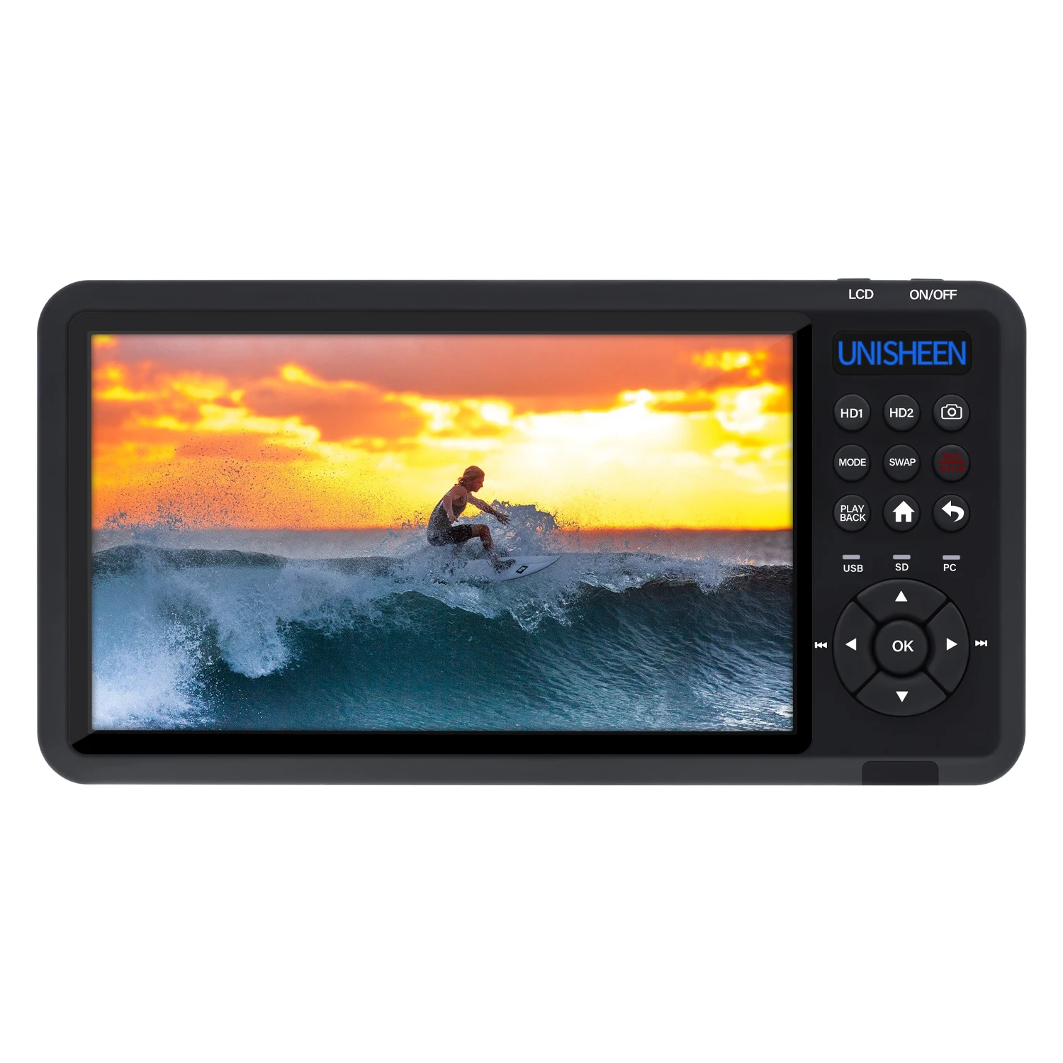 Imagem -02 - Caixa de Captura de Vídeo Fhd com Tela Gravador Picture-in-picture Cartão sd Armazenamento em Disco u Polegadas Hdmi Canais Suporte Mp4 Canais