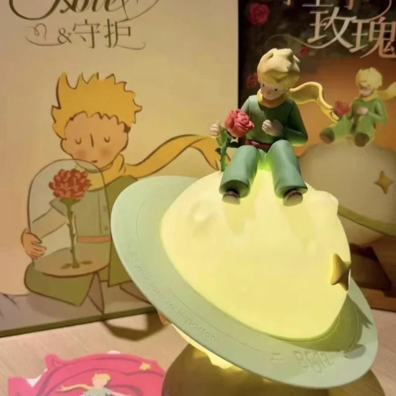 

New Little Prince Co-Branded Planet Night Light Soft Light Bedside Ambient Lamp Cute Ornament Bedroom Sleep Lamp Perfect Gifts