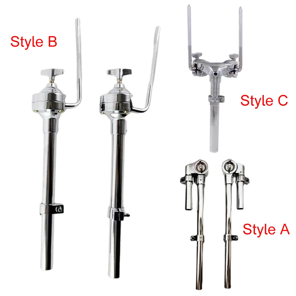 Double Tom Drum Holder Clamp , Tom Drum Stand Multi Clamp, Cymbal Rack Mount Clamp Holder Bracket