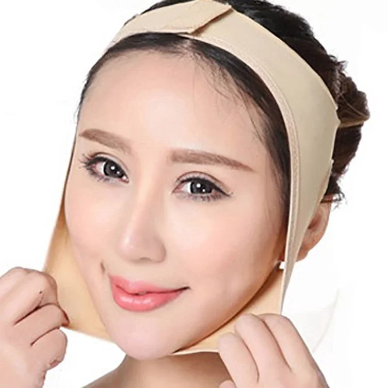 Face V Shaper Facial Slimming Bandage Relaxation Lift Up Belt Shape Lift Reduce Double Chin Face Thining Band Massage Slimmer