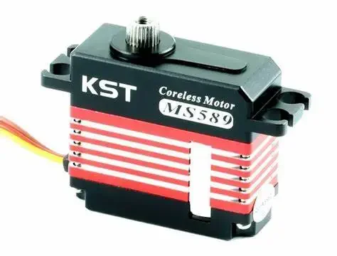 KST MS589 Mini Metal Gear Sensore magnetico Servo digitale adatto per aereo ciclico ad ala fissa per elicottero classe 500