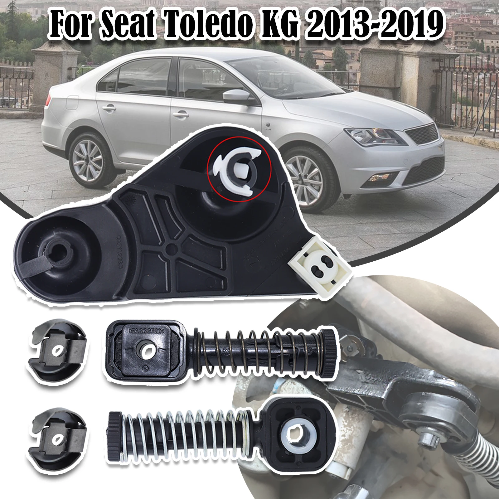 

For Seat Toledo KG Shifter Linkage End Replace Roomster Relay Lever Bowden Cable Catch Lock Washer MT Selector 2013 2014 - 2019