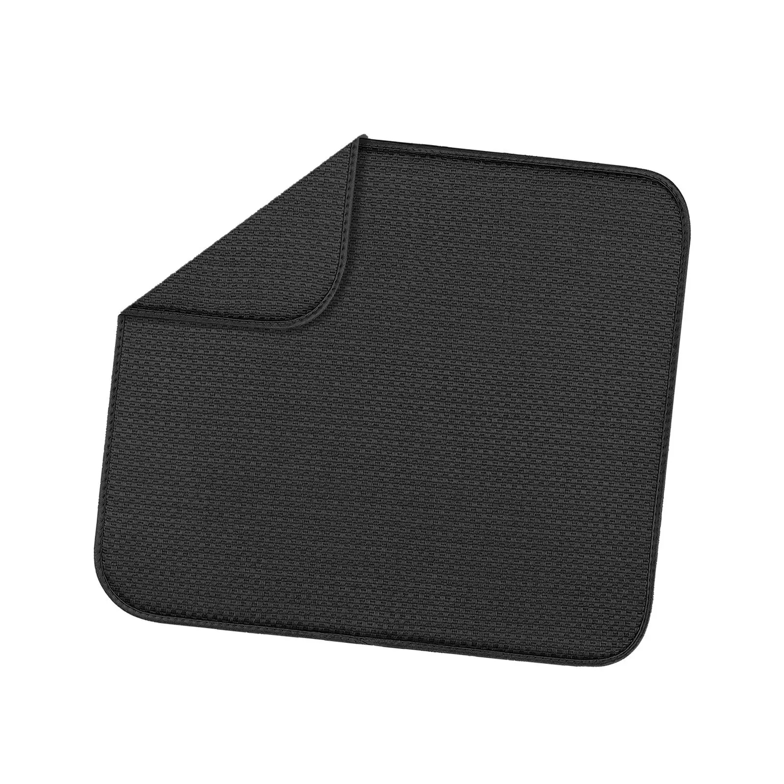 Large Microfiber Dish Drying Mat for Kitchen Counter Absorbent Dishes Drainer Pad Foldable Non Slip Sink Mat for Glassware