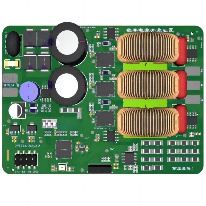 For 50Hz~400Hz Three-phase Inverter SVPWM Coordinate Transformation Dq Axis PI Closed-loop STM32 Digital Power Supply