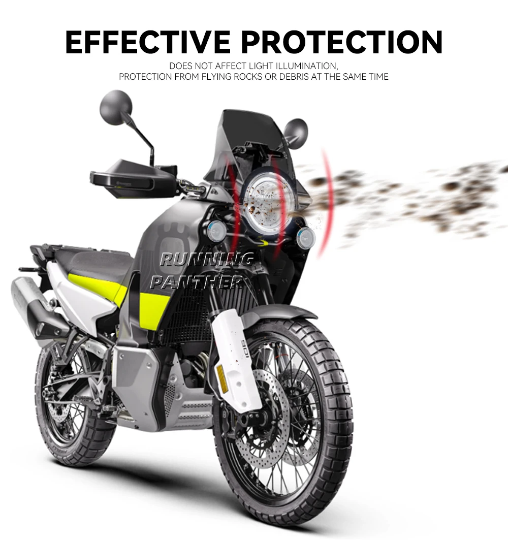 Norden 901 Accessories Headlight Guard For Husqvarna Norden 901 Auxiliary Lamp Protection Cover Headlight Protective Cover