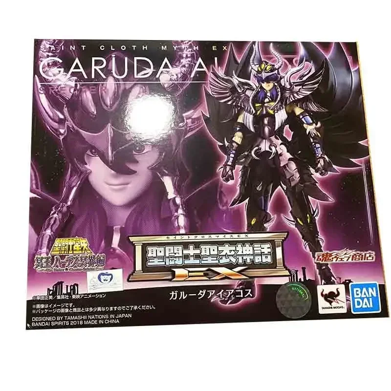 In Stock Original Bandai Saint Seiya Cloth Myth GARUDA AIACOSSAINT CLOTH MYTH EX Ver. Anime Action Figure Toys Collectible Gifts