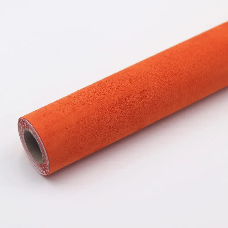 Plüsch-Wildleder, selbstklebender Leder-Wildlederstoff, Samtstoff für Auto-Innenraum-Modifikation, Türverkleidung, Werkbank, DIY, Lederhandwerk
