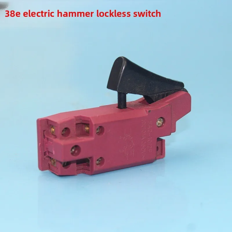 Non-locking Trigger Switch for 38E 1528 Electric Hammer, Power Tool On/Off Switch Accessory