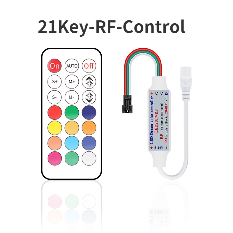 14 17 21 24 44key LED RGB Controller USB Mini Wireless RF Remote Control Dimmer RGBW RGBWW For 5050 2835 WS2811 Light Strip Lamp