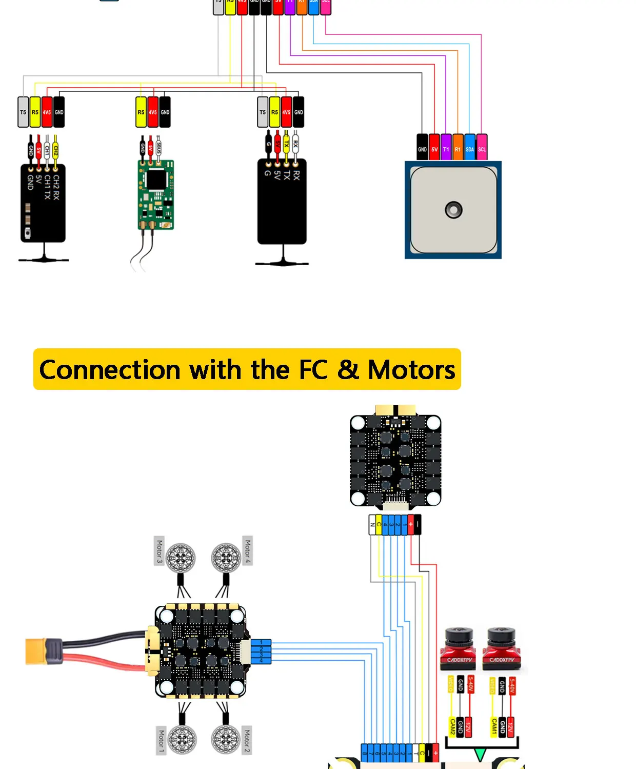 DAKEFPV F722 Flugcontroller Unterstützt BetaFlight Ardupilot FC F722 Stack 12S 70A 4in1 ESC Für 5-Zoll DJI RC FPV Freestyle Drohne – Detail 15