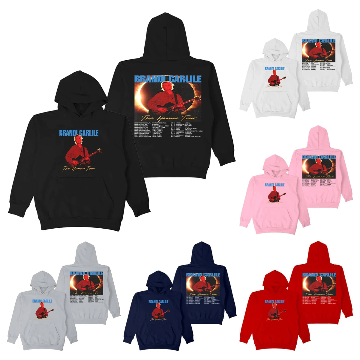 Brandi Carlile The Human Tour 2026 Hoodie Long Sleeve Streetwear Men Women Hooded Sweatshirts Trendy Outfit