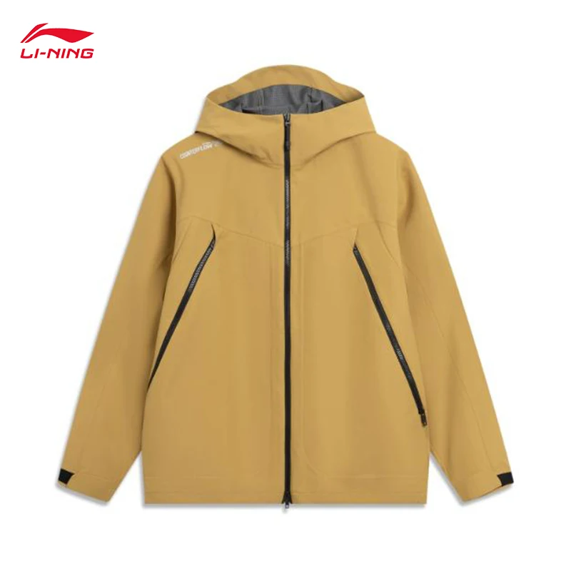 

LI-NING COUNTERFLOW Men's Reflective PFC-FREE WATER REPELLENT Sunscreen Loose Protective Long-Shell Coat AFDVB43