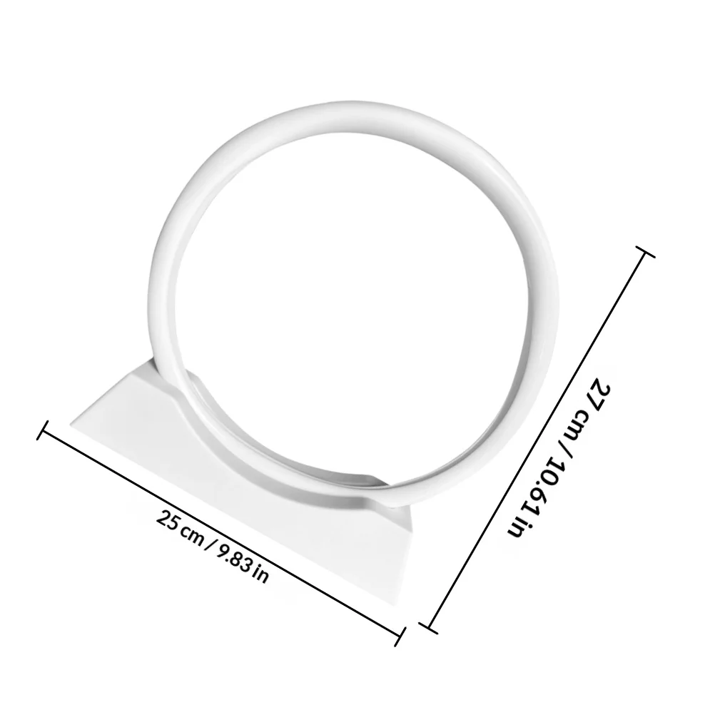 กรอบรูปทรายเคลื่อนไหว DIY ฐานพลาสติกสีดำ วงแหวนยาง สำหรับกรอบแก้วทรงกลม/สี่เหลี่ยมขนาด 12 นิ้ว ชุดวาดภาพทราย