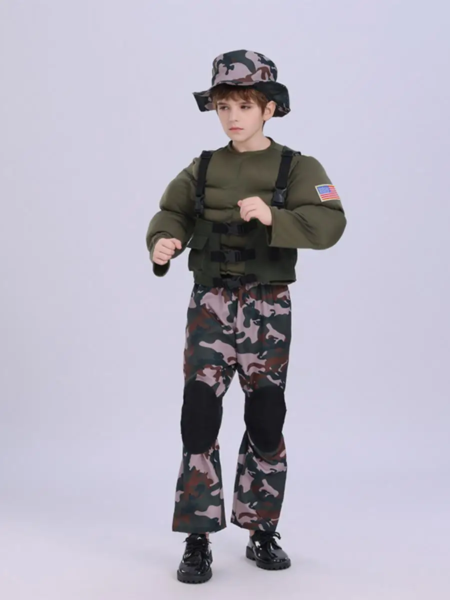loween Performance Costume Set Children's Par Outfit eup Par Performance Clothes Traditional Chinese Stage Costume