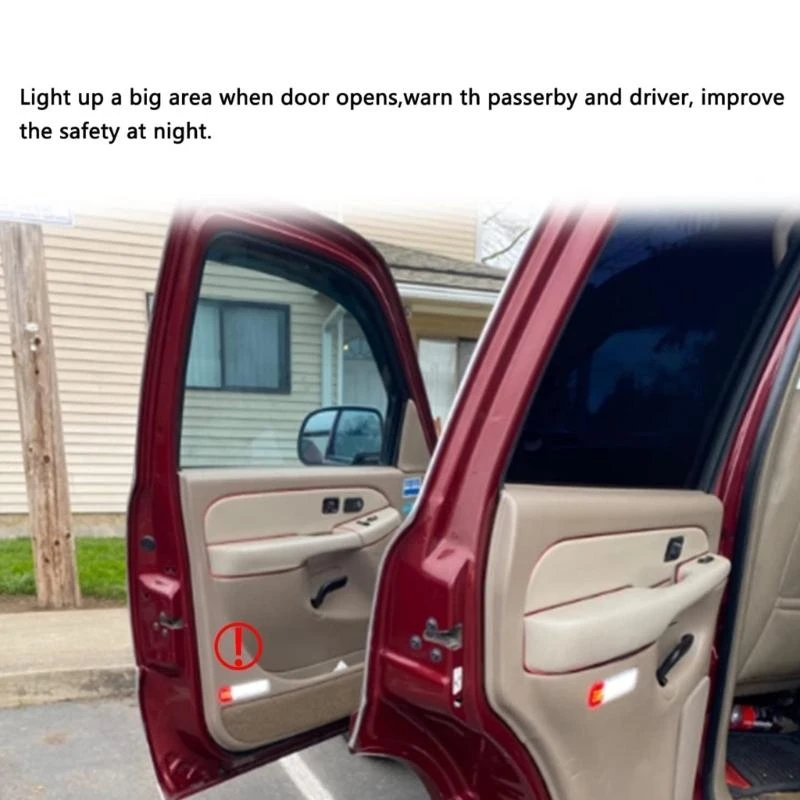 

2025 New LED Interior Door Panel Courtesy Reflector Light for 1500 2500 3500 K1500 15021517 923-103 923-104 Warning Light Lamp