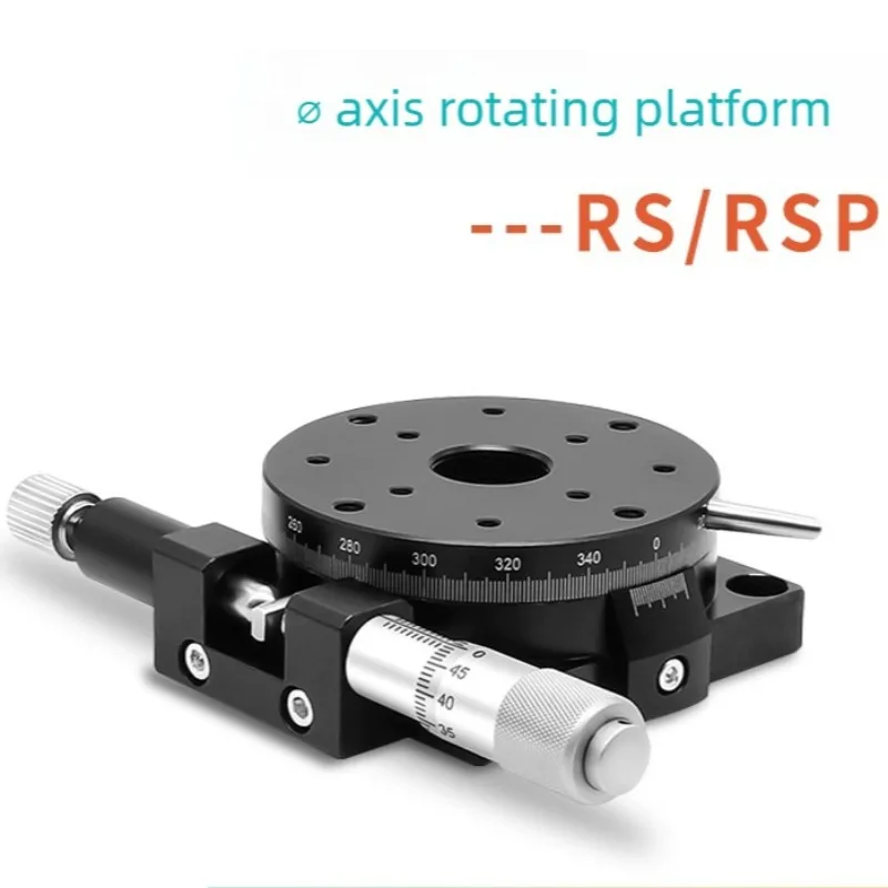 Precision Fine-Tuning Rotary Stage RSP25/60/80 R-Axis Manual Optical Rotating Worktable for Optical Equipment