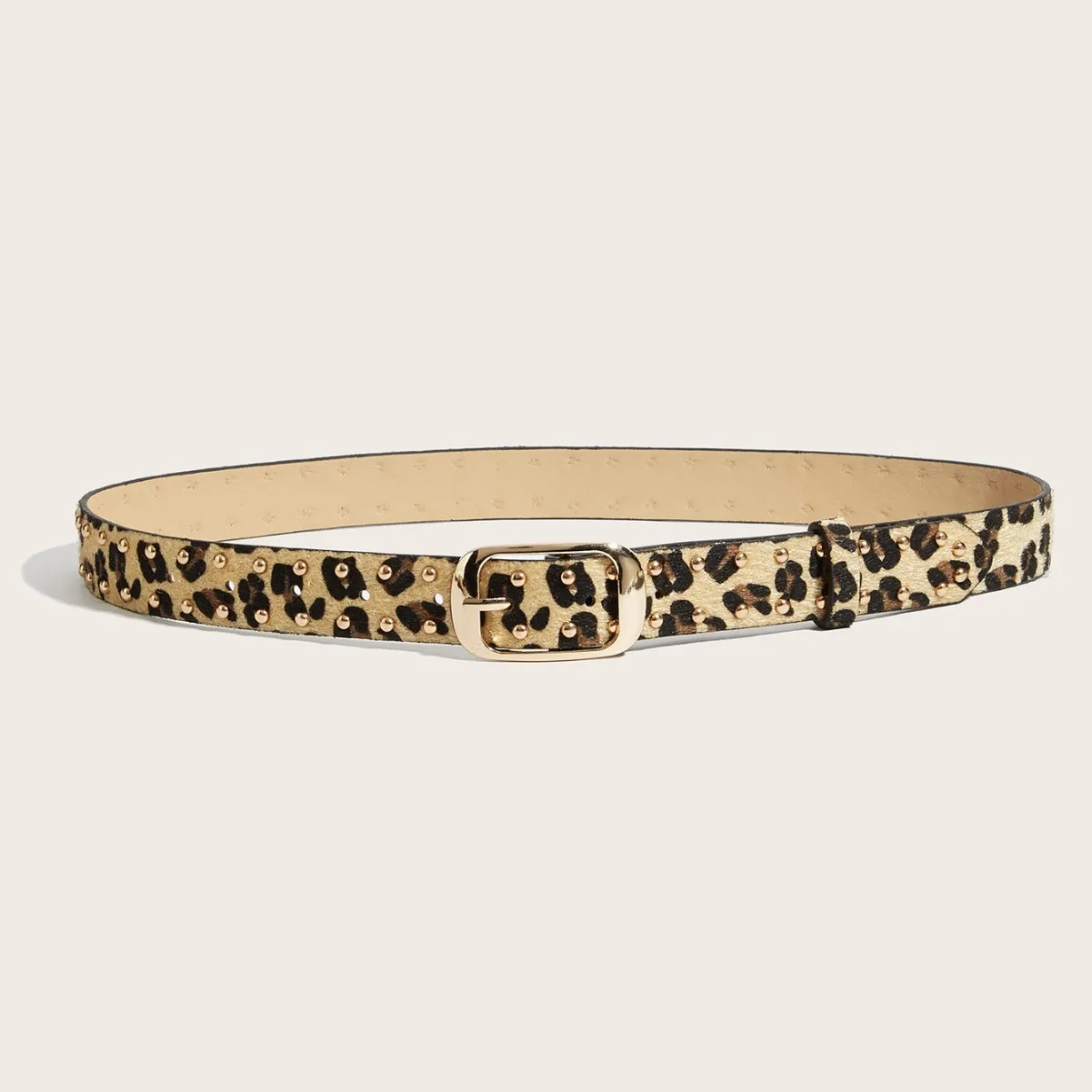 2026 new fashion designer Boho Style Y2k belt PU Leopard Print Belt Women Dress Slim Fit Women Dress Custom Belt