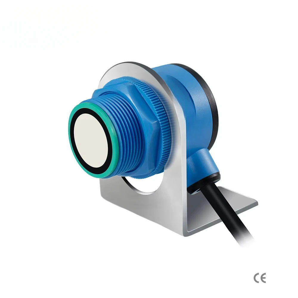 QF30U Long Distance Ultrasonic Sensor Reflective Type Light-on Dark-on NPN 4-20mA Lead Wire Included