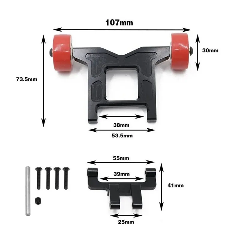 Metal Wheelie Bar for Arrma 1/10 Granite Big Rock 4x4 3S BLX Mega550 Kraton Outcast 4x4 4S BLX RC Car Upgrade Parts