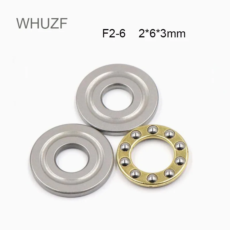 

10/20pcs F2-6M 2x6x3mm F2-6 high quality Miniature planar bearing 2x6x3 mm Axial Ball Thrust Bearing V-CORE 3 3D PRINTERS