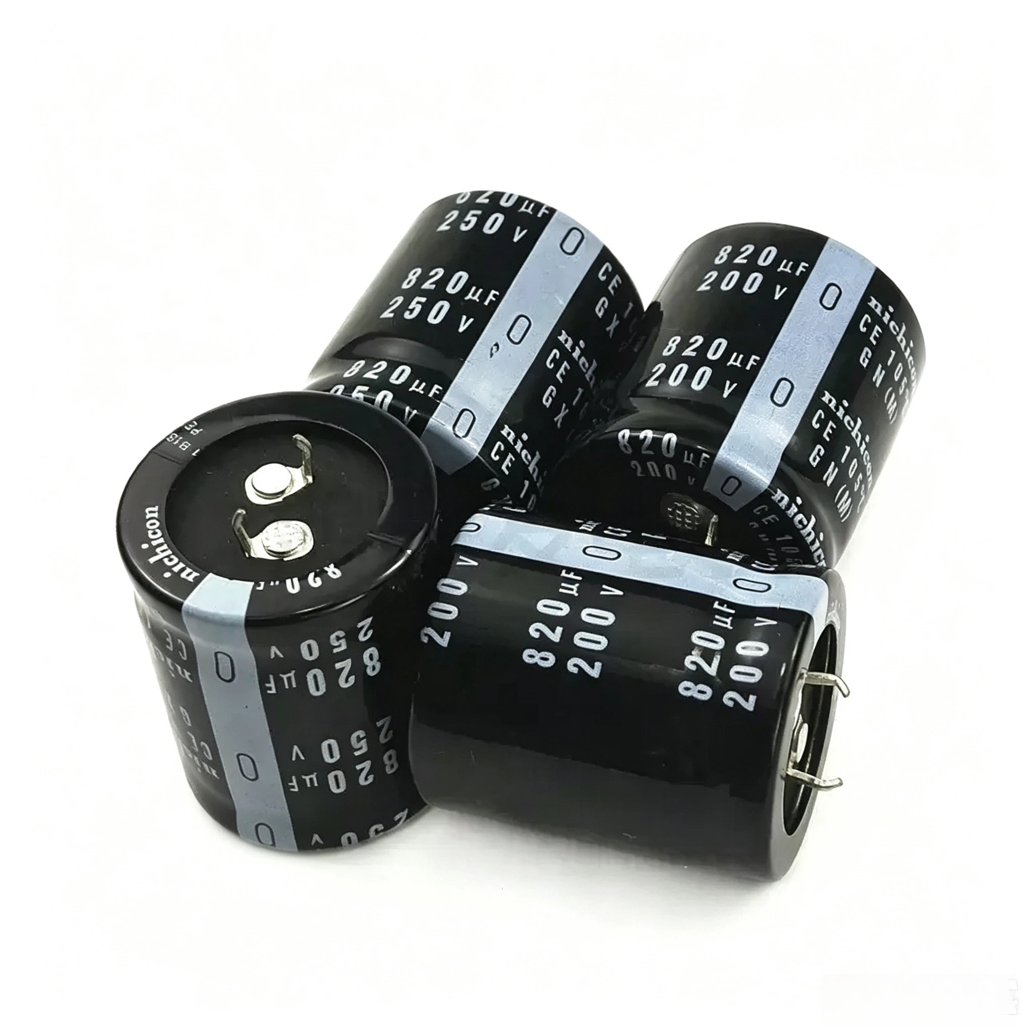 2PCS 200V820UF 250V 820UF Aluminum Electrolytic capacitor 820UF 22x40 22x50 25x30 25x35 25x40 25x45 25x50 30x30 30x35 35x30
