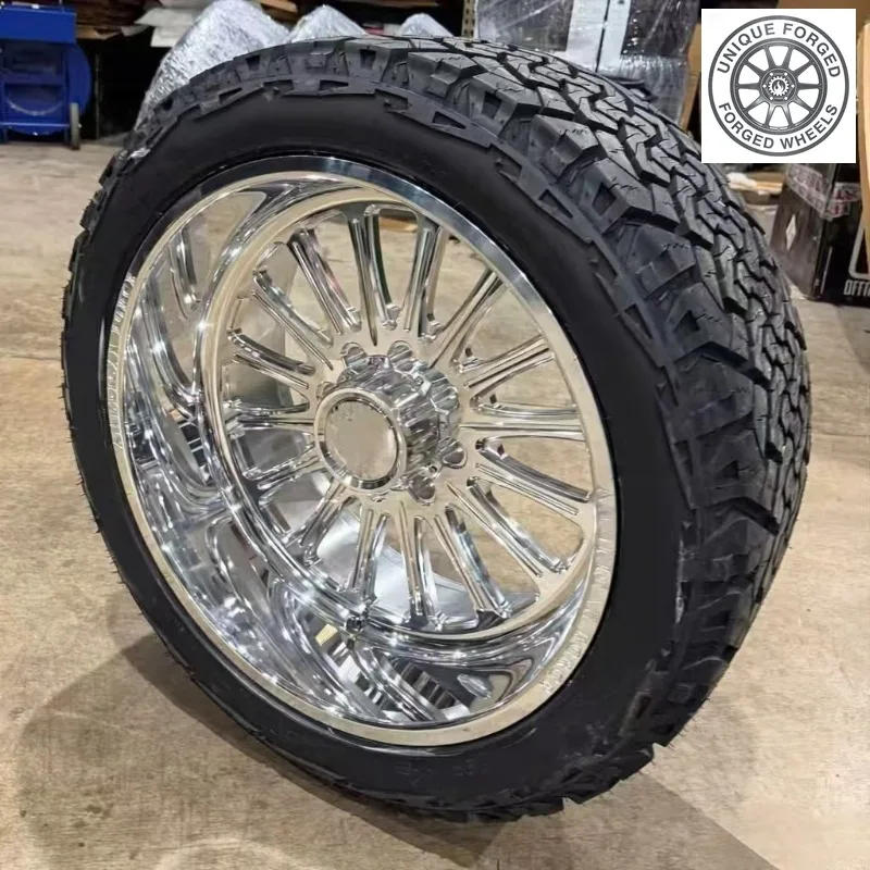26 Style Polish 22 24 26 Inch 6x139.7 8x180 8x165.1 8x170 8x200 Alloy Forged Wheel For GMC Sierra 1500 For Ram 1500 For Chevrole