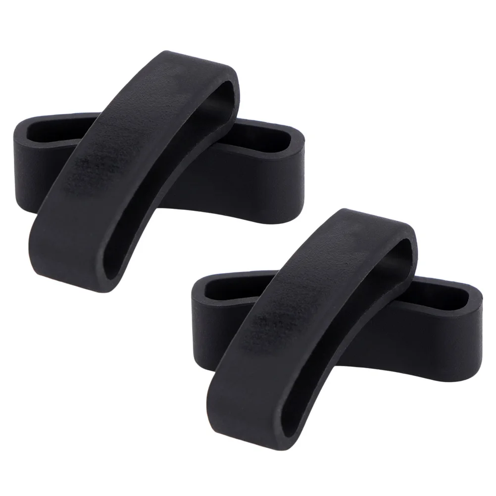 

6Pcs Watch Strap Fastener Ring Heavy Duty Rubber Band Holder Smooth Texture Easy Slide Retainer for Watch Accessories