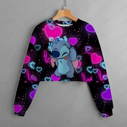 Lilo&Stitch Kids Hoodie Autumn/Winter Fashion Girl Lilo&Stitch Sweatshirt Girl Lilo&Stitch Hoodie 4-14 Years Old