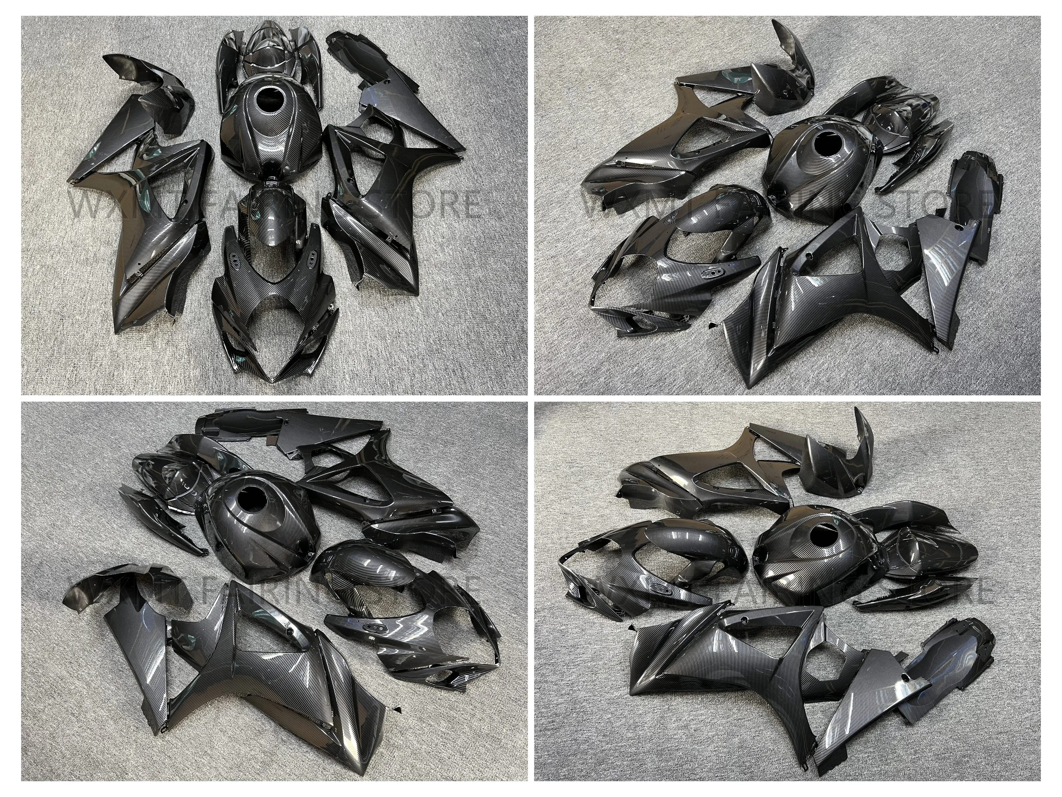 NEW ABS Motorcycle Whole Fairing kit fit for R1000 07 08 1000R R 1000 K7 2007 2008 bodywork full Fairings kits