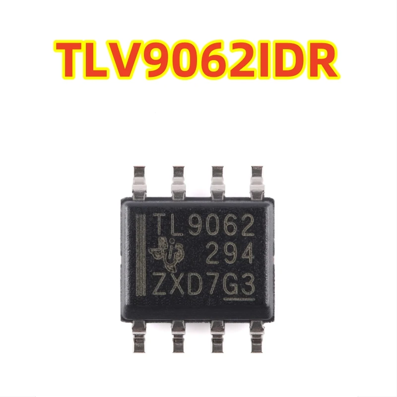 （1~100pcs）Original and genuine TLV9062IDR SOIC-8 chip 2-channel operational amplifier chip 100% brand new chip