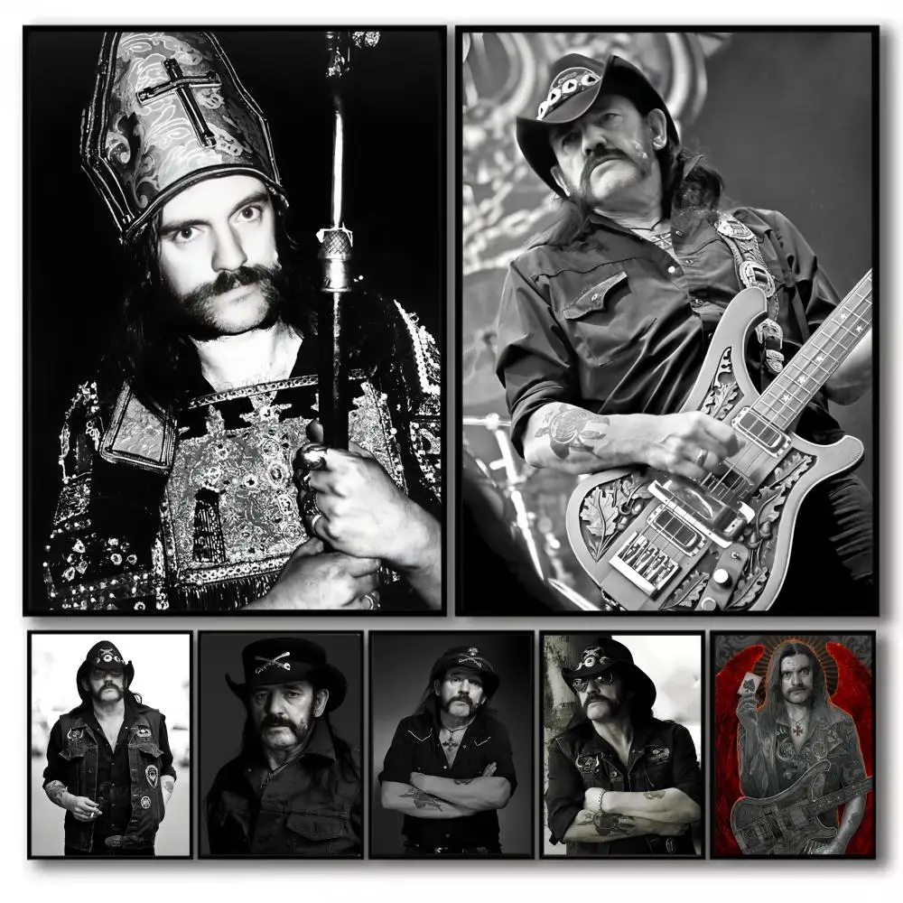 ملصق المغني L-lemmy Kilmister ملصق مثالي ذاتي اللصق لمكتب المسرح المنزلي ديكور فني جداري هدية رائعة #1