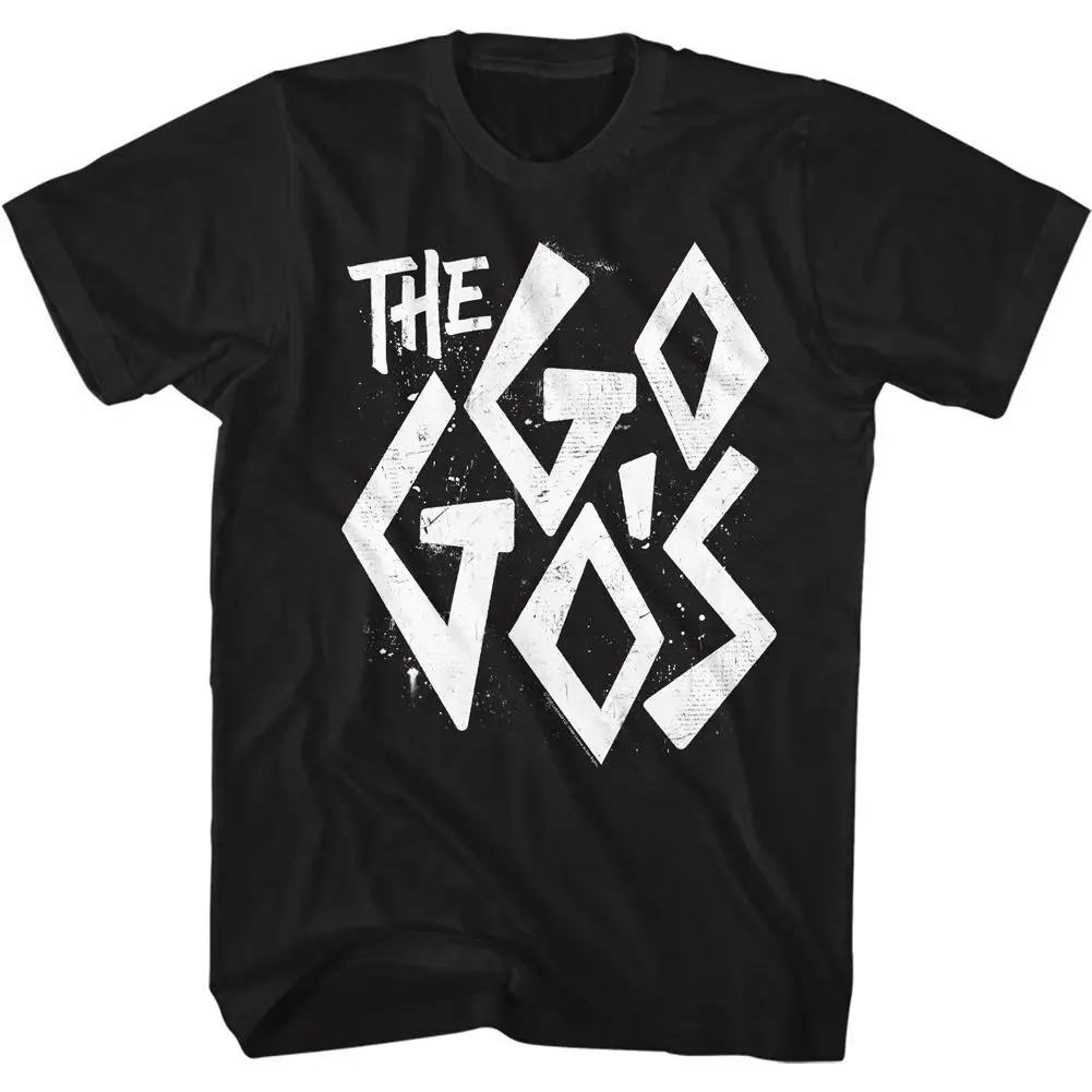 The Gogos Distress Logo Music T Shirt