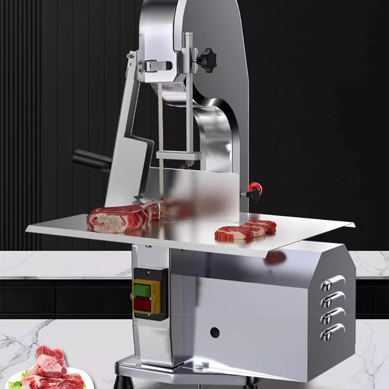 Commercial table saw machine for cutting bones, small household electric bone cutting machine, rib cutting machine