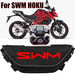 SWM Swm Hoku Hoku125 400 오토바이 액세서리 도구 가방, 방수 및 방진, 편리한 여행 핸들 바 가방
