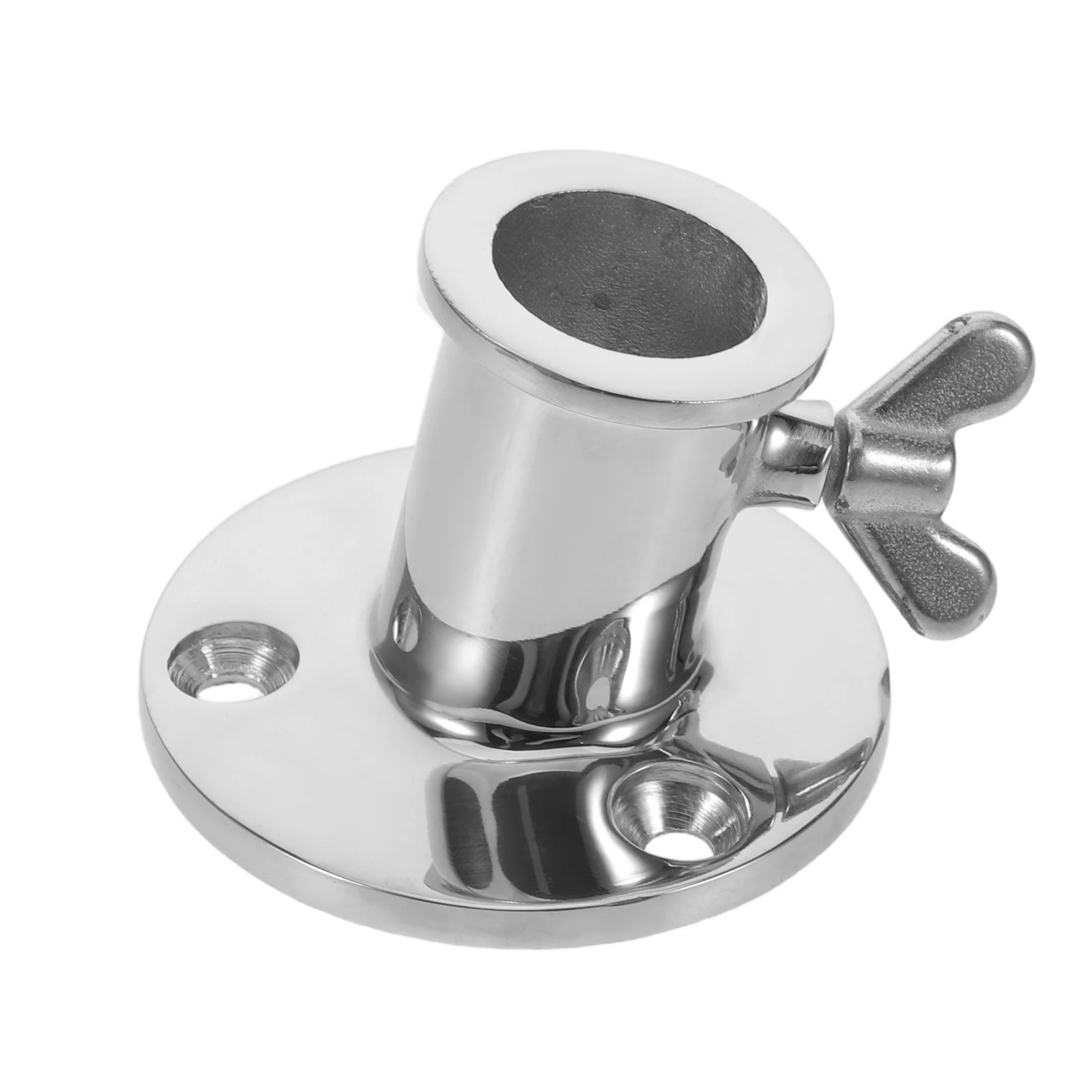 

Heavy Duty Stainless Steel Flag Pole Holder Wall Mount Metal Flagpole Bracket Base for Outside House Yard Deck